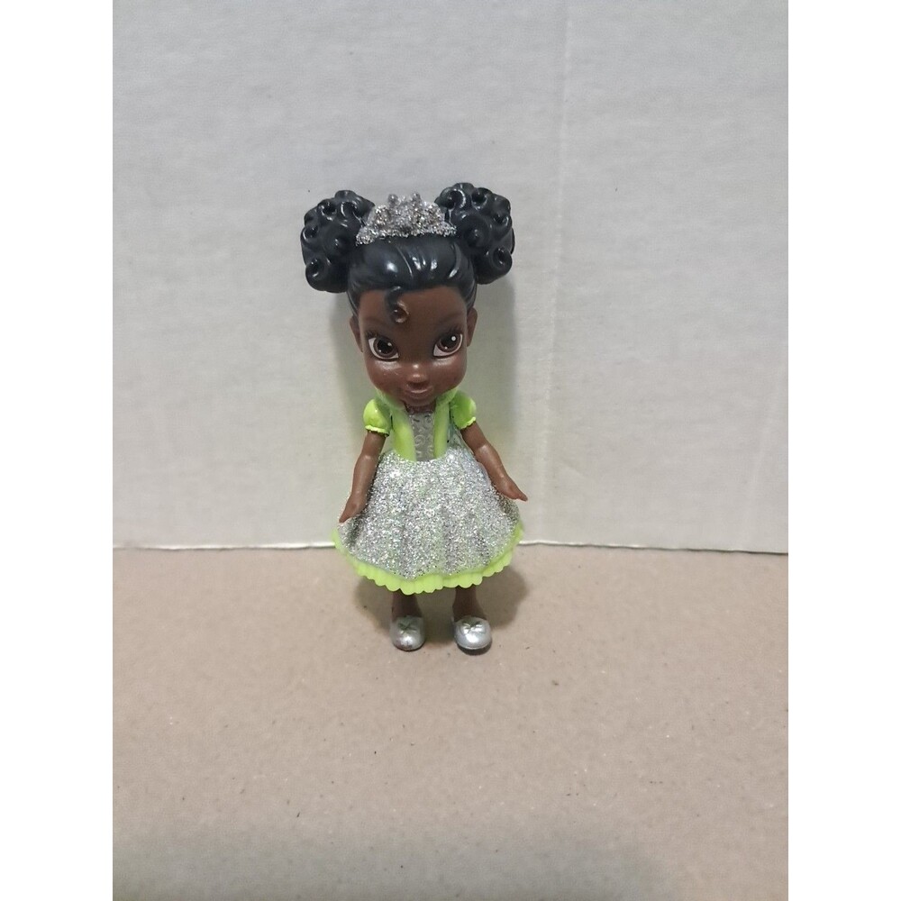 Disney princess 3" toddler tiana doll princess and the frog sparkle